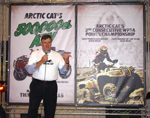 arctic cat reaches half million mark