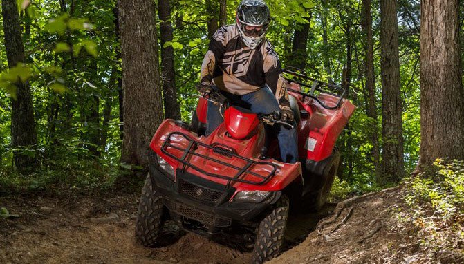 basic atv riding techniques, 2016 Suzuki KingQuad 750