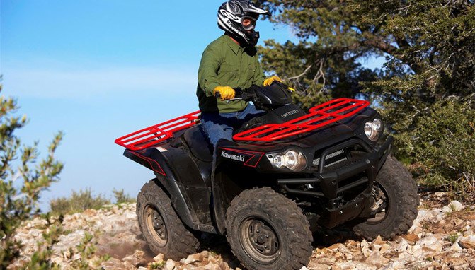 basic atv riding techniques, Kawasaki Brute Force