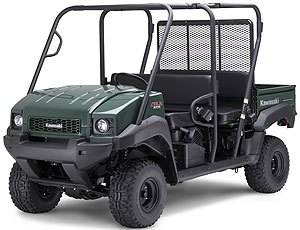 kawasaki updates mule line, The front end of the 4010 Trans4x4 has new styling for 2009