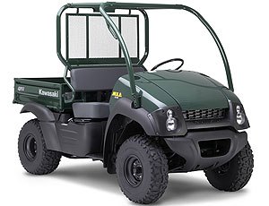kawasaki updates mule line, The 610 4x4 has new tires and a widended flap in the rear tire housing
