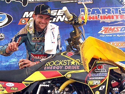 wienen wins ama season finale, Chad Wienen is all smiles after picking up his first win of the season