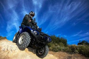 yamaha sponsoring national hunting and fishing day, This Grizzly 550 FI is the same type of ATV Yamaha will be giving away in the sweepstakes