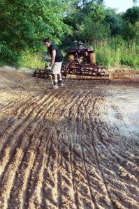 reasons to ride your utility, A little work with the hand rake never hurts