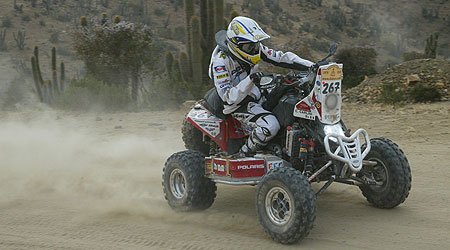 three polaris outlaws finish dakar