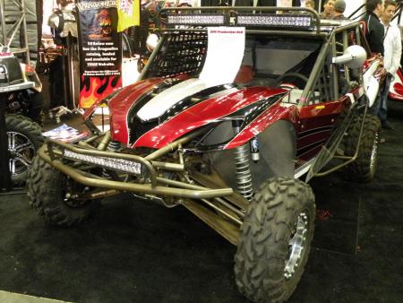 2009 dealer expo report, DragonFire Racing might be the biggest name in accessories for side by sides from Polaris Yamaha and Kawasaki but this monster was built from the ground up by DragonFire What a beast