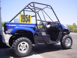 yamaha rhino project part 1, We took off the stock Rhino cage and replaced it with a shorter profile stronger cage built specifically for racing