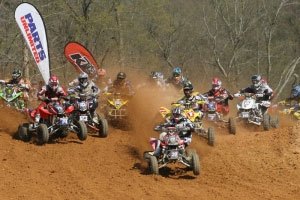 wimmer sweeps motos at millcreek, Josh Upperman grabs the holeshot Photo by Stephani McIntyre