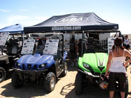2009 rhino rally at the dune tour, Alba Action was just one of the many vendors on hand to showcase their ATV and UTV products