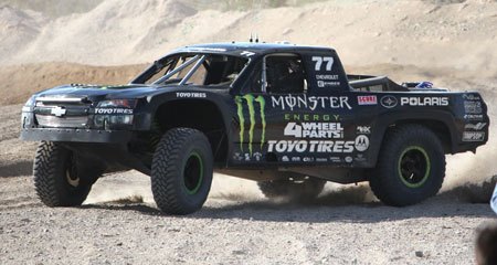 robby gordon and polaris have big plans, Gordon rode this Polaris sponsored trophy truck at the Baja 1000