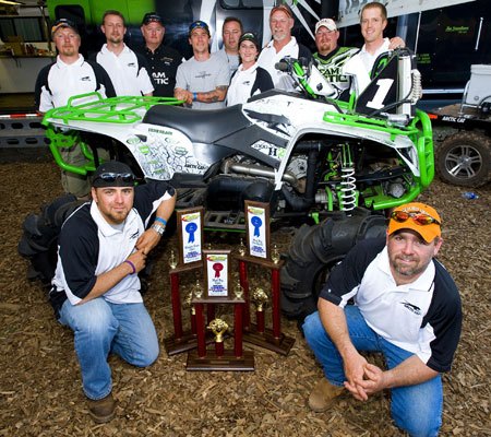 team arctic conquers mud nationals