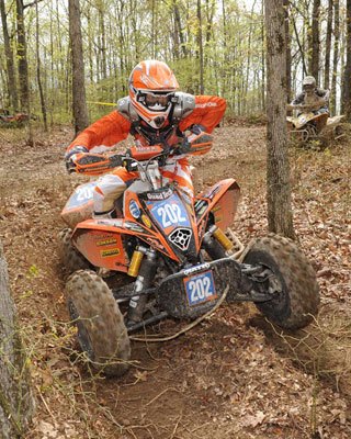 three fre ktm riders lead gncc points chase, Angel Atwell finished third at Loretta Lynn s