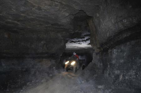 mines meadows atv park review, It was surreal riding around through these narrow openings in the mine