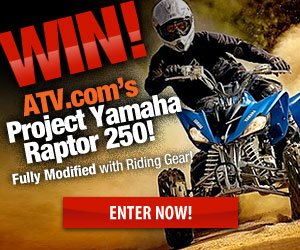 Yamaha Raptor 250 Project – Part 1