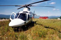 maine atv clubs team up with lifeflight, LifeFlight helicopter Image courtesy of LifeFlight of Maine