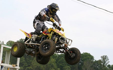 suzuki kawasaki fighting for atv mx manufactuter s cup, Suzuki s Dustin Wimmer is healthy again and looking to take over the championship points lead