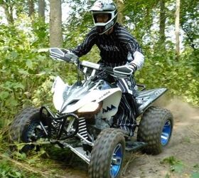 yamaha raptor 250 project giveaway, This was Joe s first time riding with Flexxbars