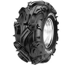 atv tires buyer s guide, Maxxis calls the MudZilla the ultimate ATV mud tire Designed specifically for riding in the mud and muck this 8 ply tire features an aggressive look with massive pyramid shaped tread blocks for maximum traction The tire also offers a rim guard for wheel protection Prices start from about 110