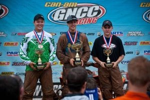 borich clinches gncc championship, Brian Wolf Josh Kirkland and Parker Jones on the Pro Am podium