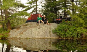 touring ontario parry sound, There s nothing like the freedom of riding your ATV right to your campsite