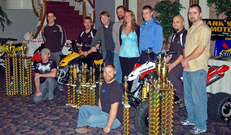 brp celebrates championships at neatv mx banquet