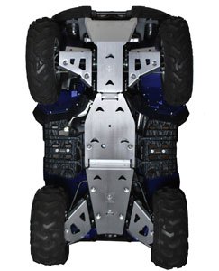 pro armor now protecting utility atvs, Yamaha Grizzly 700 decked out in Pro Armor skid plates and A arm guards