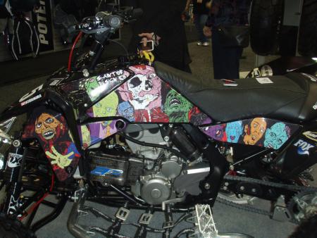 2010 indianapolis dealer expo report, This new Zombie graphics package was designed by ATV com contributor Jeff Vanasdal and his company Santor Design Co