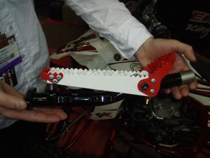 2010 indianapolis dealer expo report, We suspect Houser s new footpeg to be a big hit this year