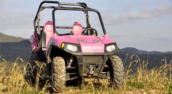 Pink Ranger RZR Tours for a Cure