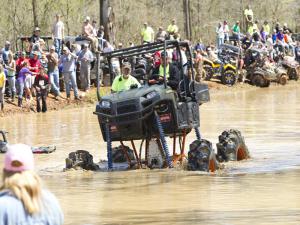 2010 high lifter mud nationals report, This Ranger had a serious set of wheels and was lifted way up high