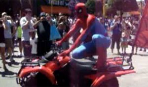 super heroes like atvs too video