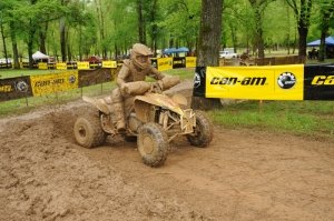 borich tops field at loretta lynn gncc, A mud caked Chris Borich was victorious at the Loretta Lynn GNCC