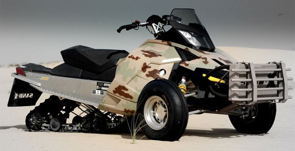 Sand-X Tracked ATV [video]