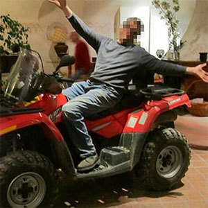 Drunken Austrian Rides ATV into Hotel Lobby