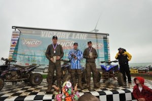 borich wins moose mountain ridge gncc, Yamaha riders Walker Fowler Gabe Phillips and Mark Notman own the XC2 podium