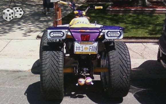los angeles lakers inspired atv