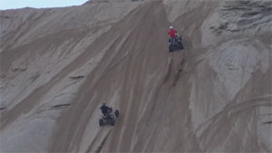 sand pit hill climbing video