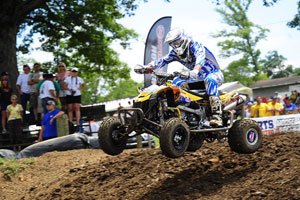 creamer wins third in a row at muddy creek atv mx, Chad Wienen won the first moto on his way to another podium finish