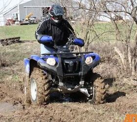 yamaha grizzly 550 project, The Slingshot tires proved their worth in the mud and slop