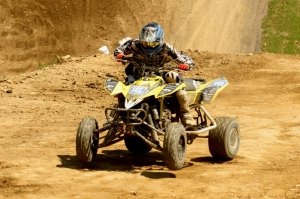 natalie earns can am s first atv mx win, Third place finishes in both motos put Lawson on the podium