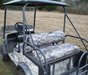 2008 bad boy buggy review, In this photo the cargo bed is folded up showing the passenger seat