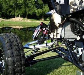 2008 yamaha yfz450 project, The new front end from HydroDynamics was surprisingly easy to install
