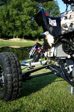 2008 yamaha yfz450 project, The new front end from HydroDynamics was surprisingly easy to install