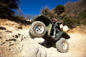 2009 yamaha grizzly 550 fi eps review, The Grizzly 550 is among the class leaders in power
