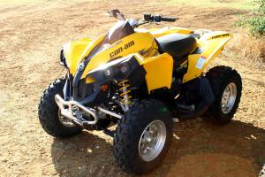 2009 can am renegade 800r efi review, The new 2009 graphics are tougher thicker and more scratch resistent