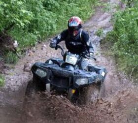 2009 polaris sportsman first look, Running in wet terrain or dry is no problem for the Sportsman XP