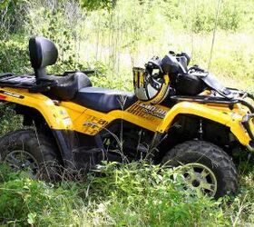 2009 can am outlander 500 max efi review, For an extra 1 050 you can get the XT version of the MAX which comes with a winch wind deflectors heavy duty front bumper and aluminum rims