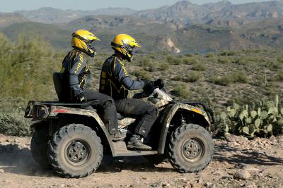 2009 can am outlander 500 max efi review, There s plenty of power in the 500cc engine to carry a driver and passenger over just about any terrain