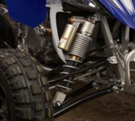 2009 yamaha yfz450r preview, The wide arc front suspension is all new