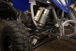 2009 yamaha yfz450r preview, The wide arc front suspension is all new